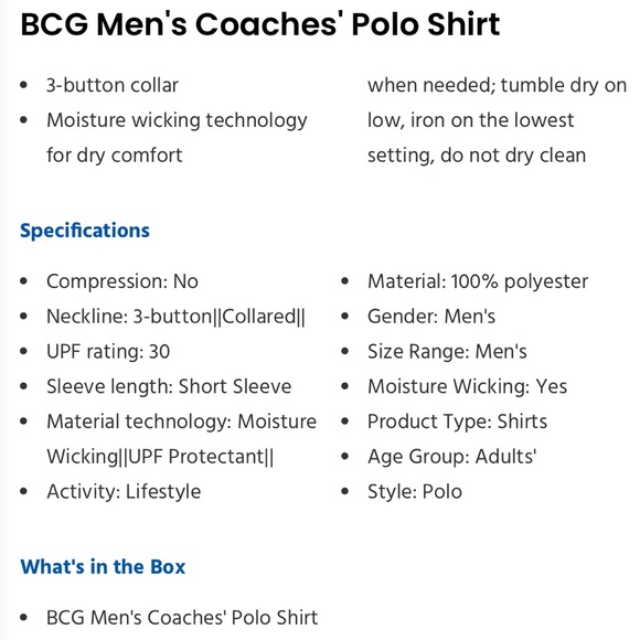 BCG Black Polo Bundle *Lot of 3* - Picture 3 of 14